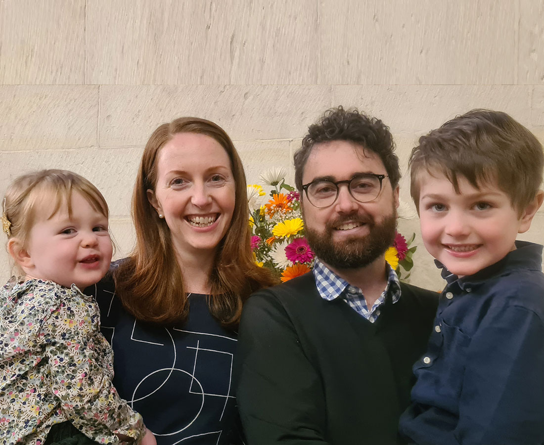 Kate, Joel, Ambrose & Antigone Harrison